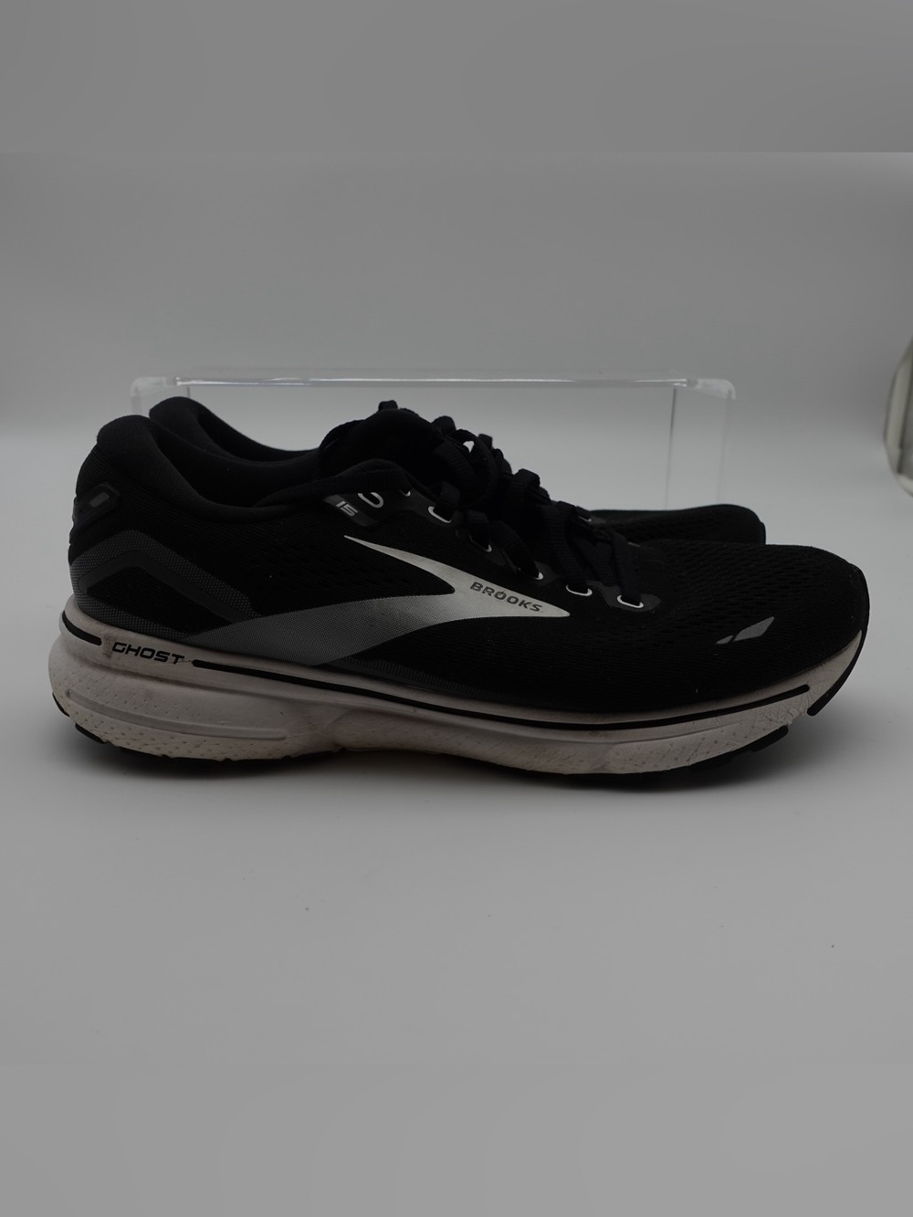 Brooks Ghost 15 Women Size 9 Shoes Black Athletic Running Training Track